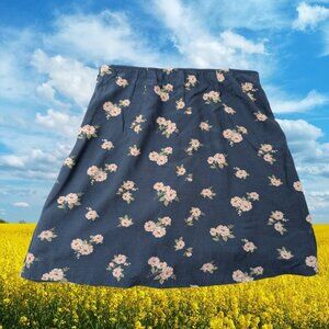 American Eagle | Blue Floral Mini Skirt | Size XS | NWT